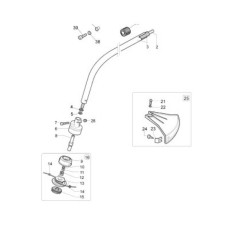 Штанга EMAK мотокосы OM SPARTA 25TR, TR61,62,91,92, EF, 22мм