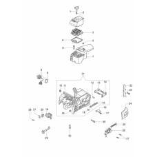 Фильтр воздушный EMAK бензопилы OM 947, 951, 952, EF 147, 151, 152