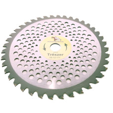 Нож TRESZER мотокосы 40 зубов 255мм, твердосплавная напайка