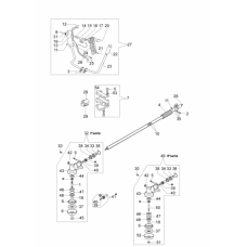 Шестерня EMAK редуктора мотокосы OM SPARTA 38, 44, EF STARK 38, 44