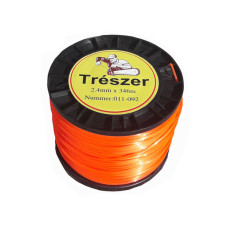 Леска мотокосы TRESZER 2,4мм, 346м звездочка